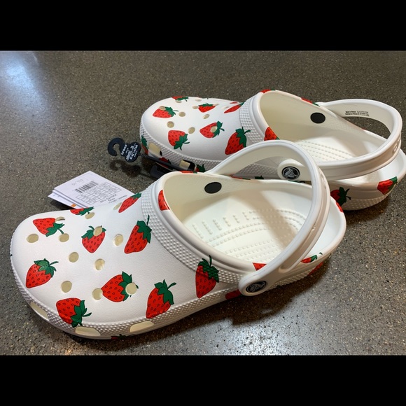 strawberry crocs famous footwear